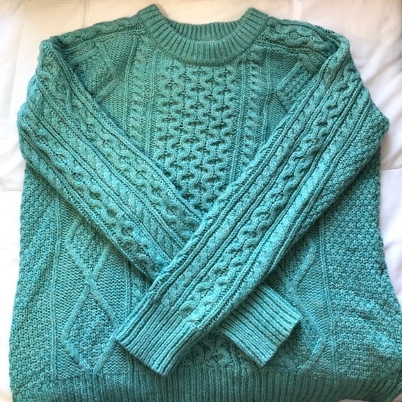 Merona Women's Wool Blend Sweater in Teal - Picture 14 of 16